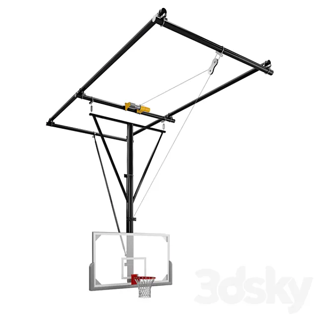 Basketball hoop – Basketball goal 3ds Max