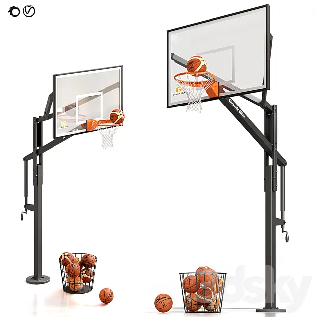 Basketball Hoop Goalrilla 3DS Max Model