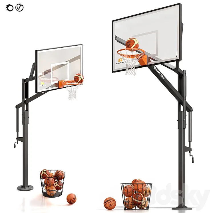 Basketball Hoop Goalrilla 3DS Max Model