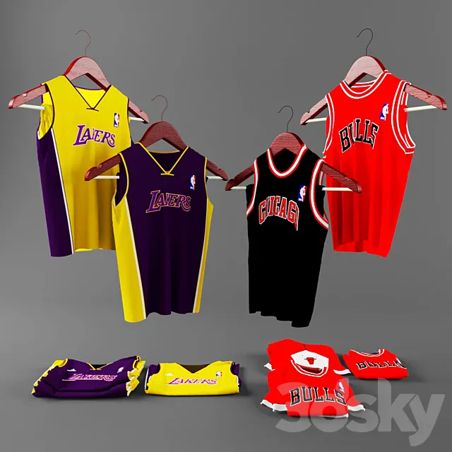 Basketball uniform 3DS Max Model