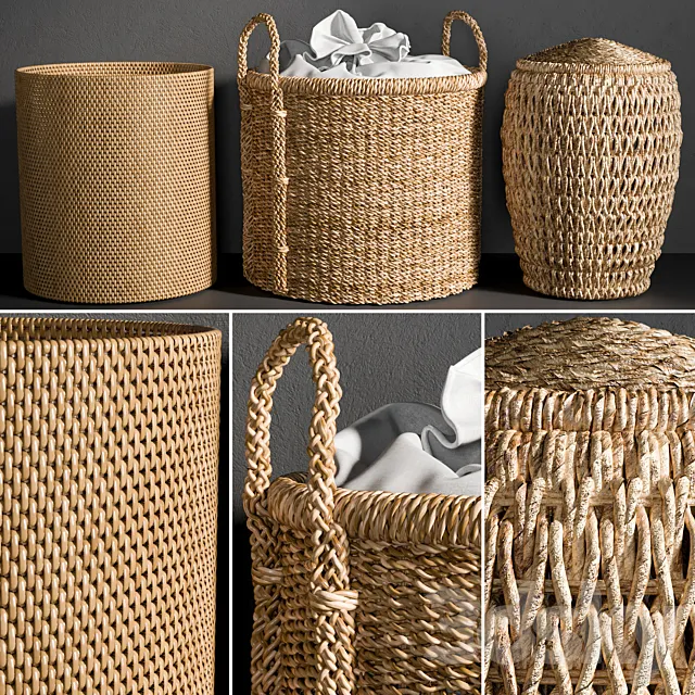 Baskets 4 3DS Max Model