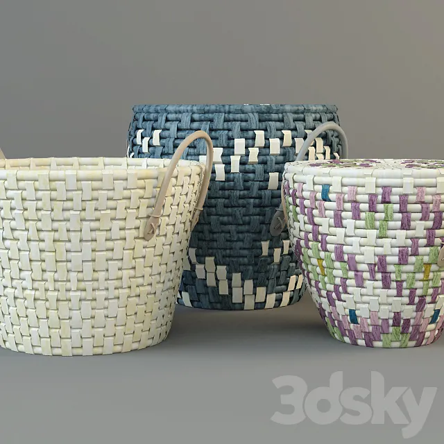 Baskets _ ZARA HOME 3ds Max