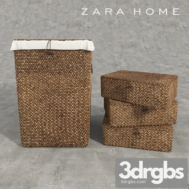 Baskets Zara Home 3dsmax Download