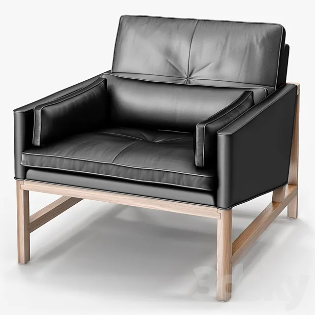 BassamFellows Low Back Lounge Chair 3DSMax File