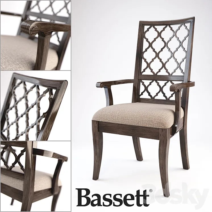 Bassett Emporium Arm Chair 3DS Max
