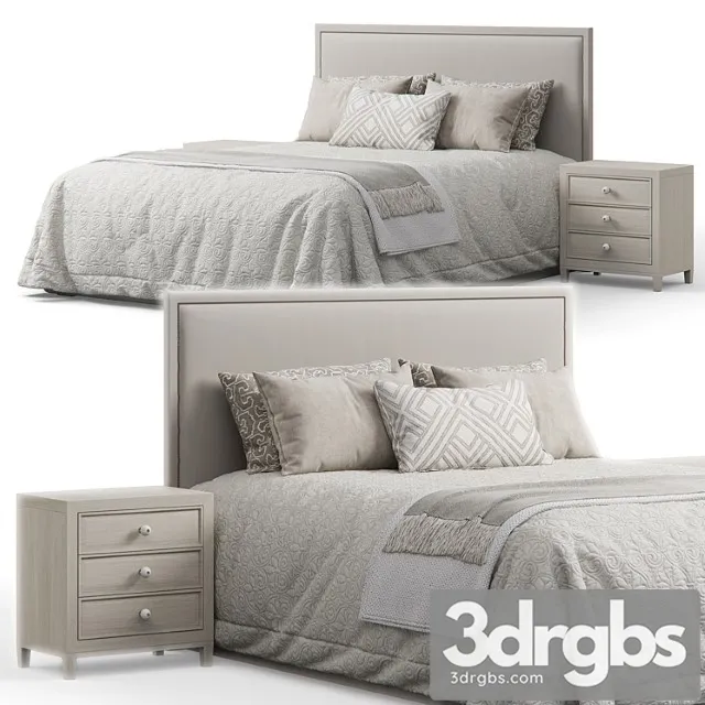 Bassett furniture manhattan rectangular headboard bed