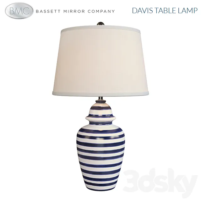 Bassett Mirror Davis Table Lamp 3DS Max Model