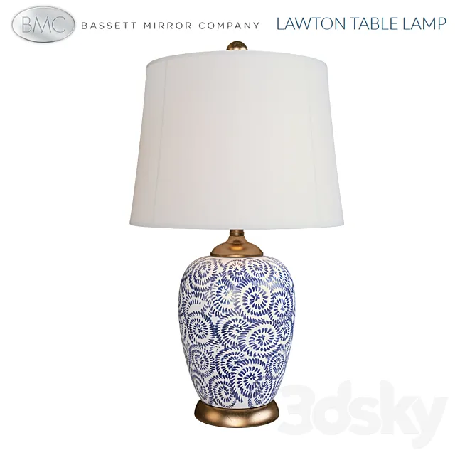 Bassett Mirror Lawton Table Lamp 3DS Max Model