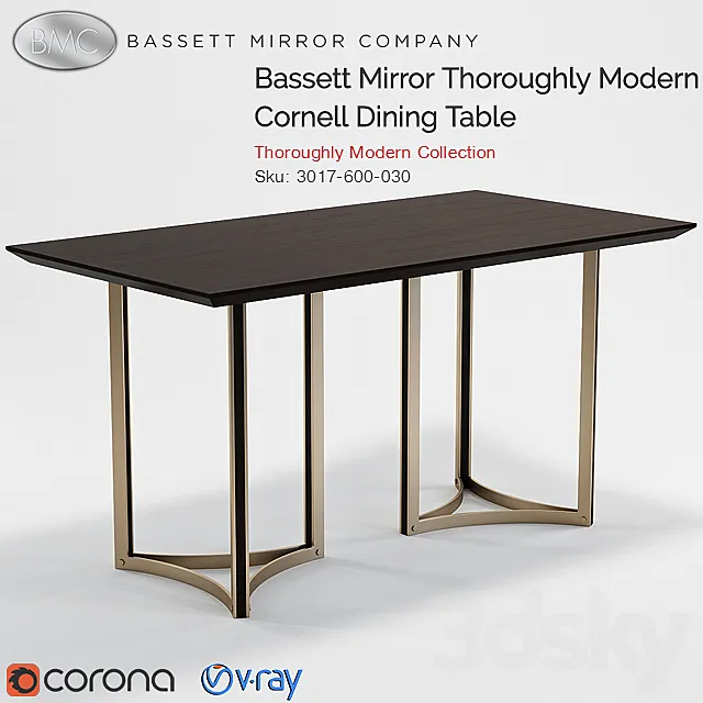 Bassett Mirror Tables 3ds Max