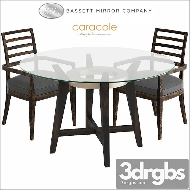 Bassett Mirror Thoroughly Modern Elston Dining Table 3dsmax Download