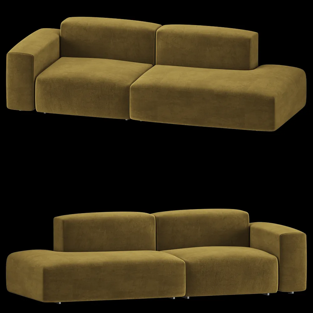 BASTA – Sofa Cubi Open End 2 3ds Max