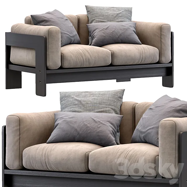 Bastiano petite settee by Knoll 3ds Max