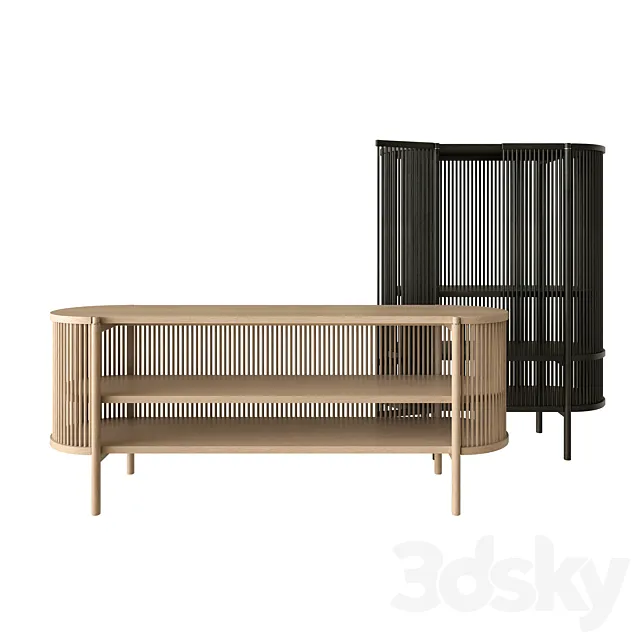 Bastone sideboard and cabinet 3DSMax File