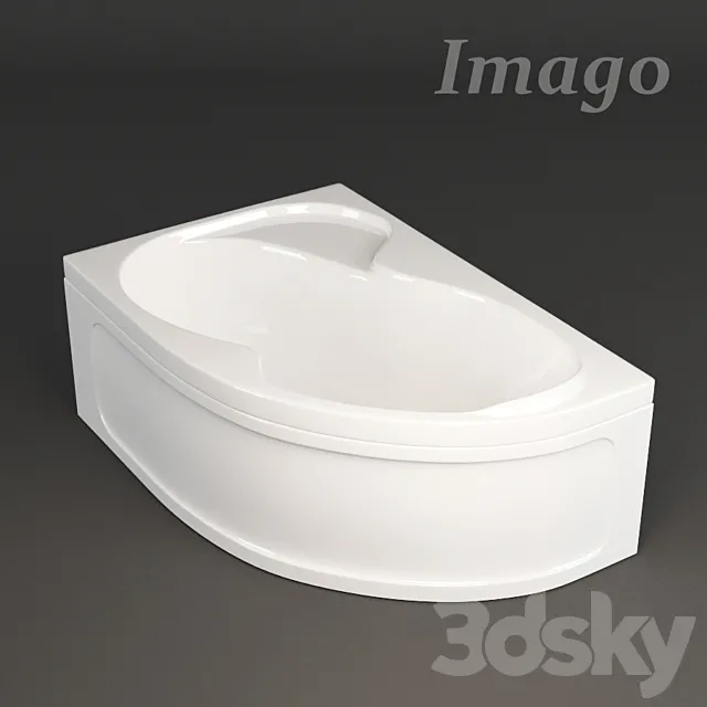 Bath Asymmetric Imago 3DS Max Model