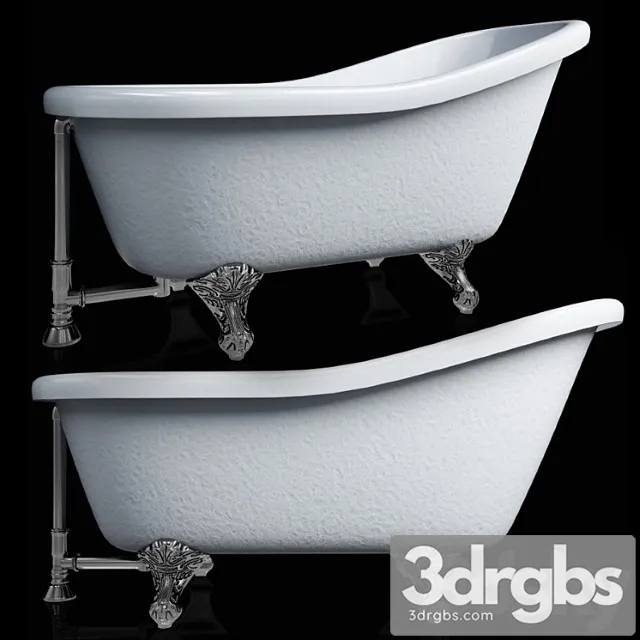 Bath Barclay Products 5 Ft Acrylic Ball and Claw Feet Slipper Tub In White 3dsmax Download