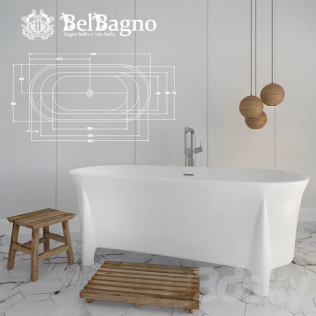 Bath BelBagno 3DSMax File