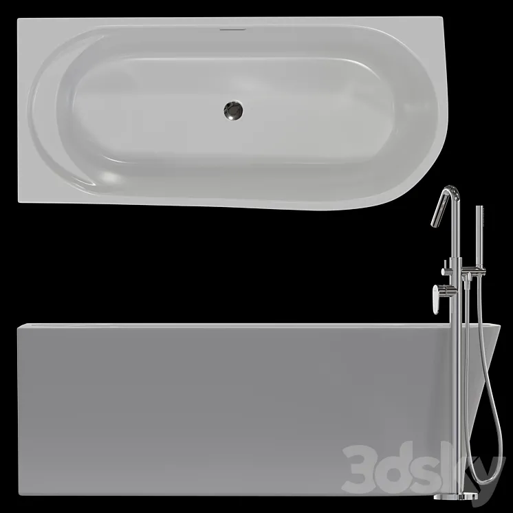 Bath BelBagno BB410 1700-780-R 3DS Max