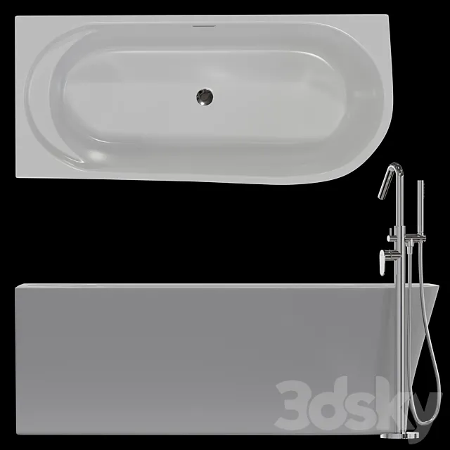 Bath BelBagno BB410 1700-780-R 3DSMax File