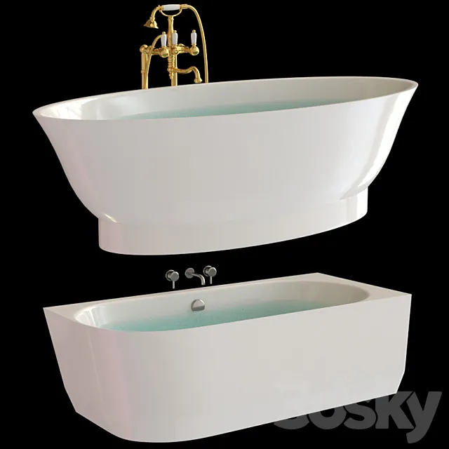 Bath Laufen set 3ds Max