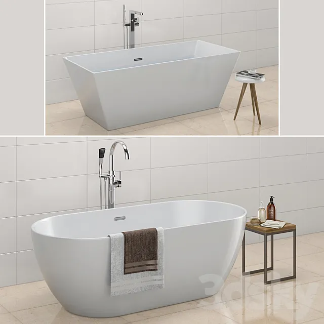 Bath RAVAK | Freedom 3DS Max Model