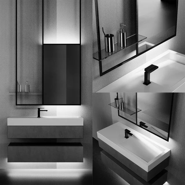 Bath set 4 3dsMax Model