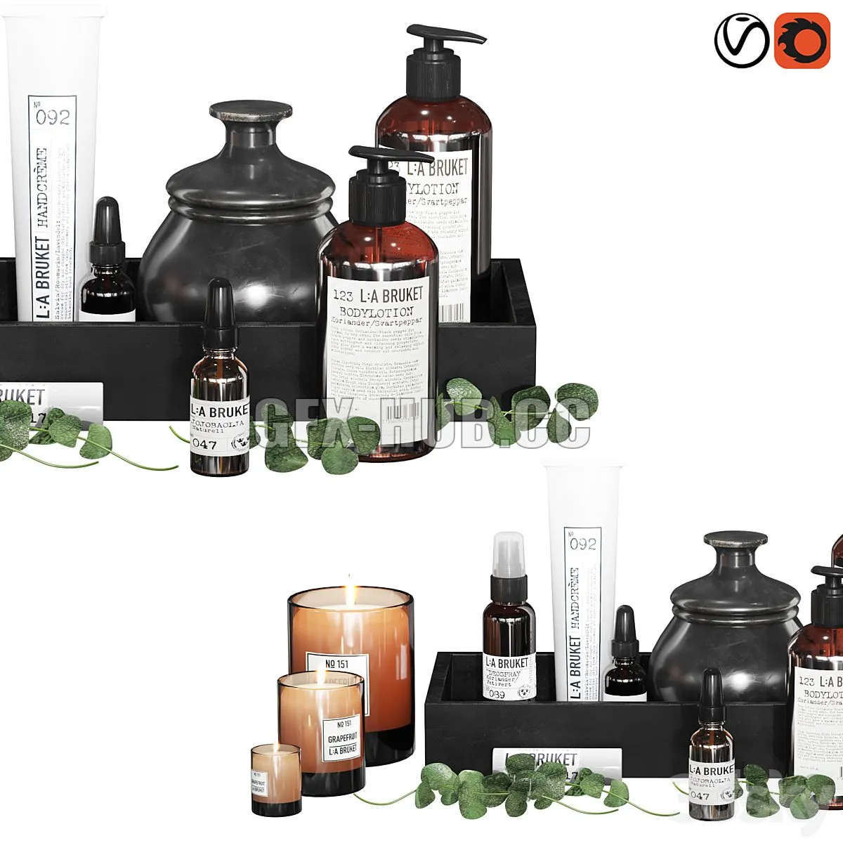 bath_decorative_set001 3dsMax Model