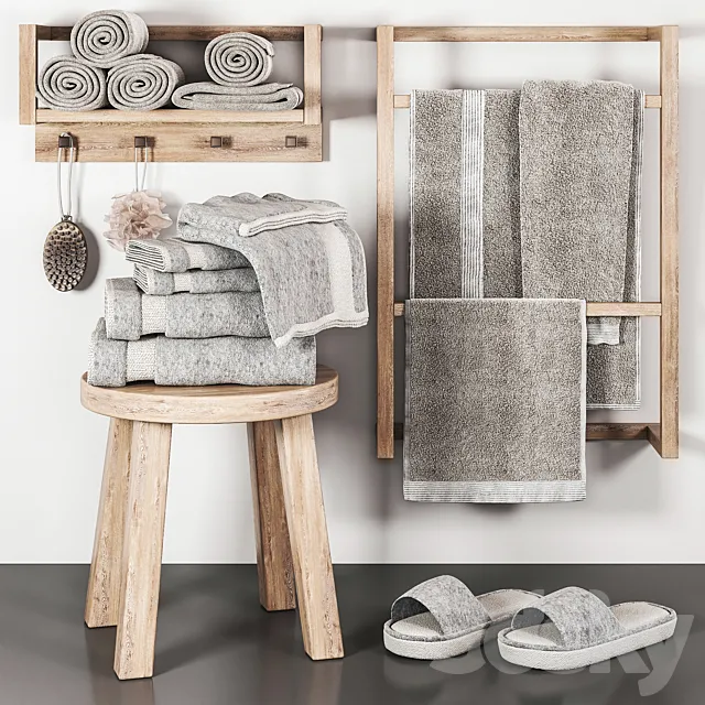 bathroom accessories 03 3ds Max