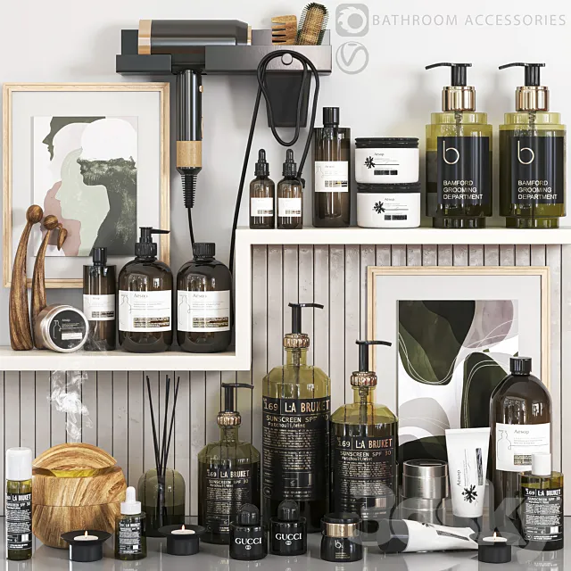 Bathroom Accessories 07 3ds Max