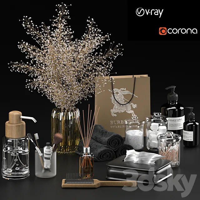 bathroom accessories.14 3ds Max