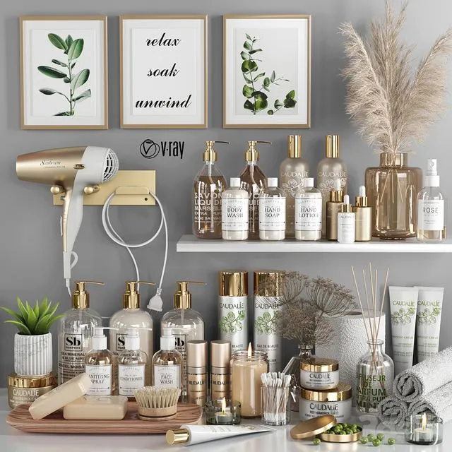 bathroom accessories 15_vray 3dsMax Model