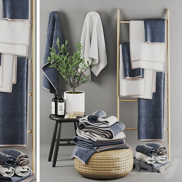 bathroom accessories-17 3ds Max