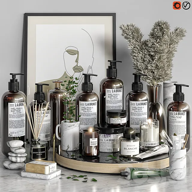 Bathroom Accessories 18 3ds Max