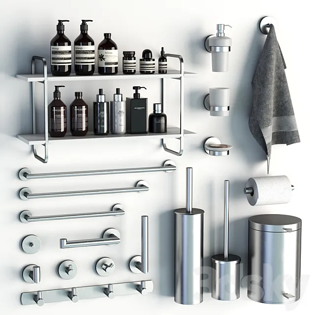 Bathroom accessories 29 3ds Max