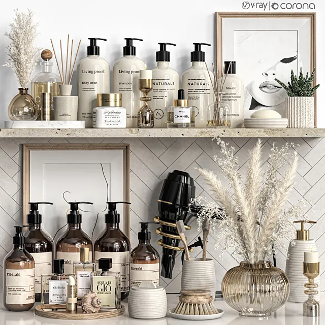 Bathroom accessories 71 3ds Max