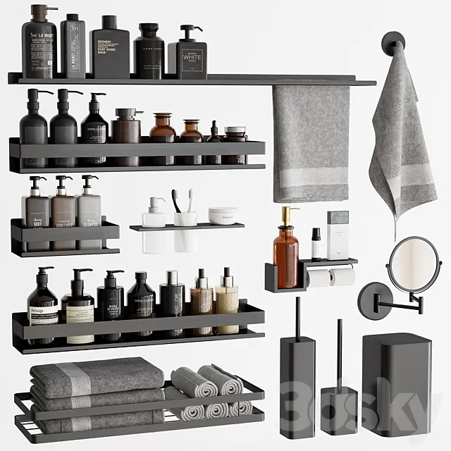 Bathroom Accessories 83 3ds Max