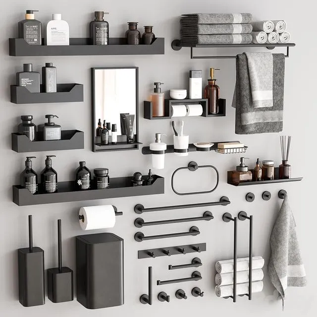Bathroom Accessories 92 3dsMax Model