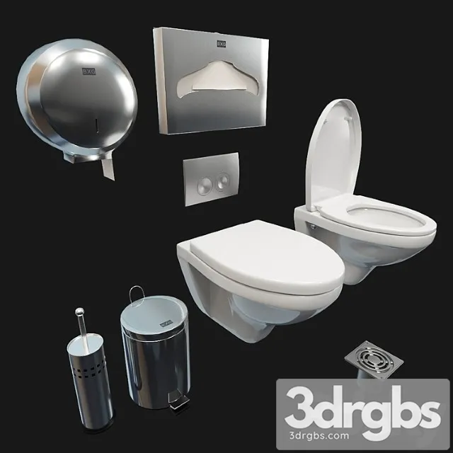 Bathroom Accessories Jacob Delafon Bxg Tece 3dsmax Download