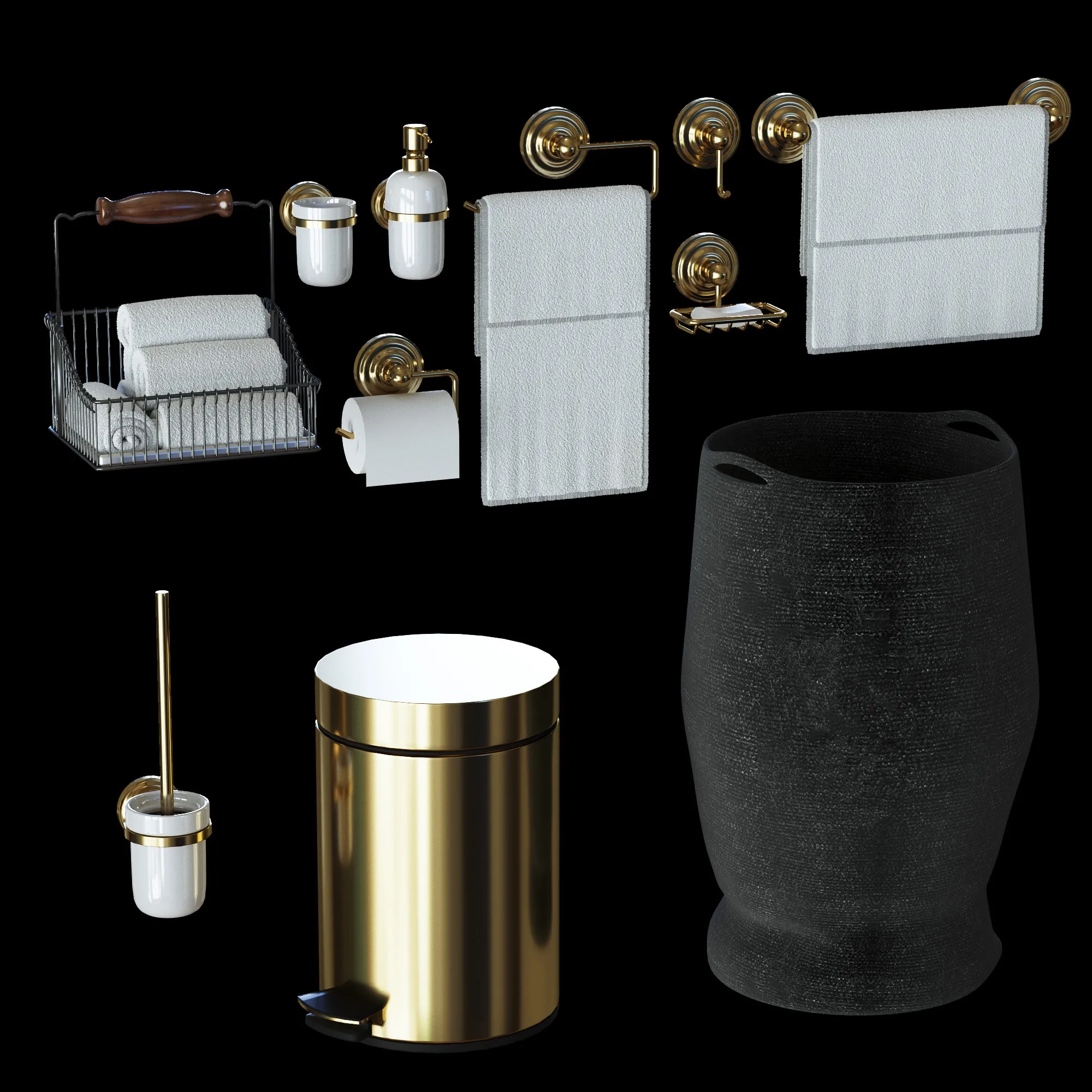 bathroom – Accessories of bathroom 26 3ds Max