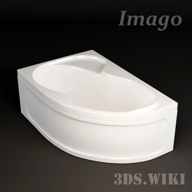 bathroom – Acrylic bathtub 1MarKa Imago 3ds Max