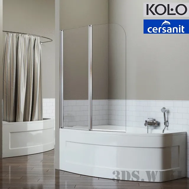 bathroom – Acrylic bathtub Kolo Mystery 3ds Max