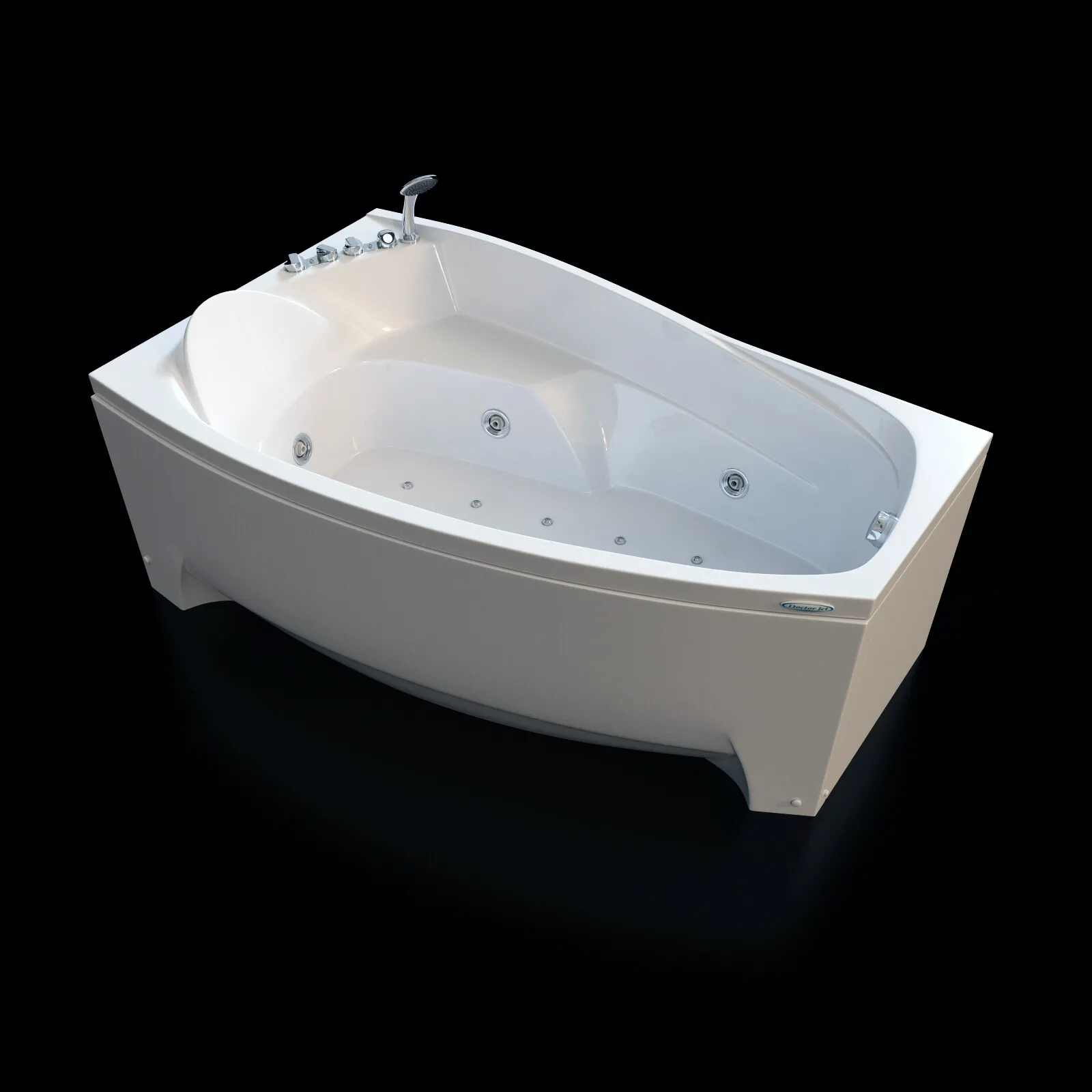 bathroom – Acrylic hydromassage bath Doctor Jet Laluna 3ds Max