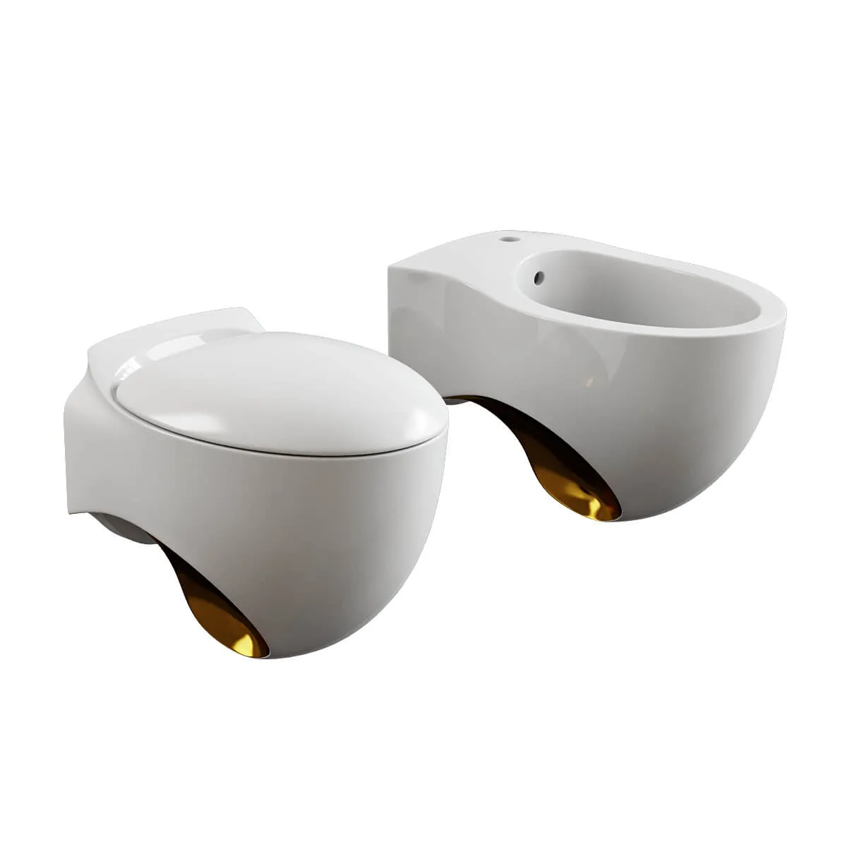 bathroom – Aet Italia  Orizzonti Accent (toilet and bidet) 3ds Max