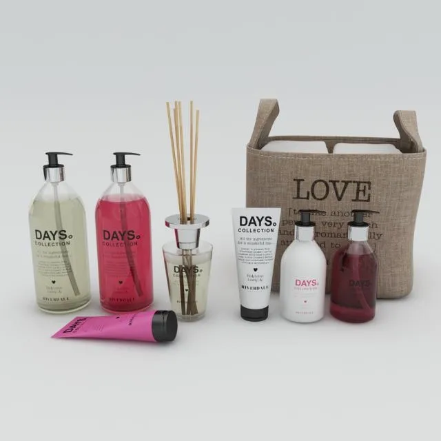 bathroom – Bath bottles 2011 3ds Max