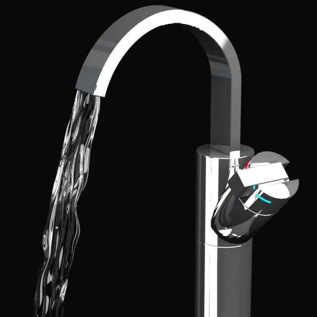 bathroom – Bath mixer floor standing Bristan 3ds Max