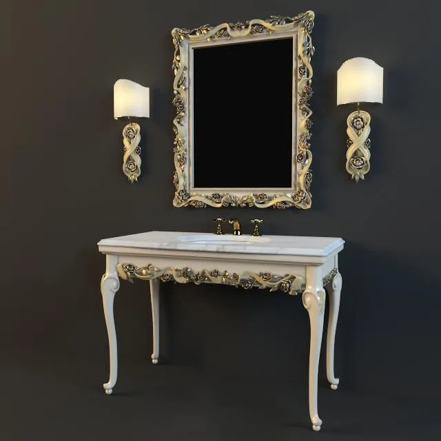 bathroom – Bath set Savio Firmino 3ds Max