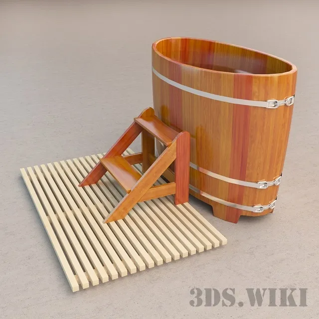 bathroom – Bath tub 3ds Max