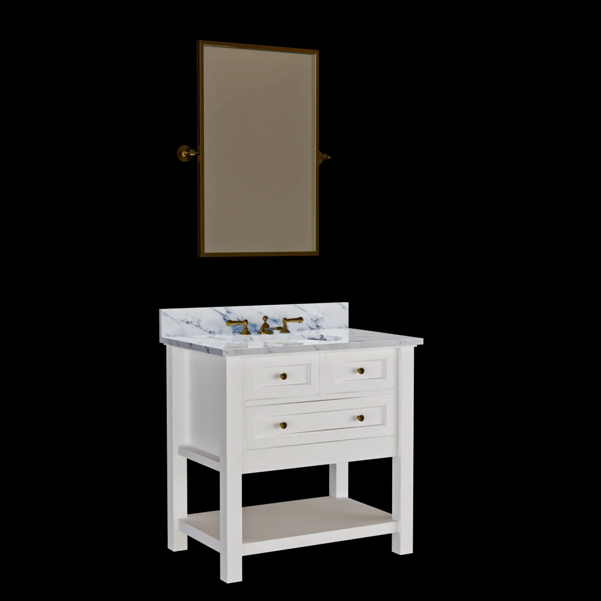bathroom – Bathroom console 3ds Max