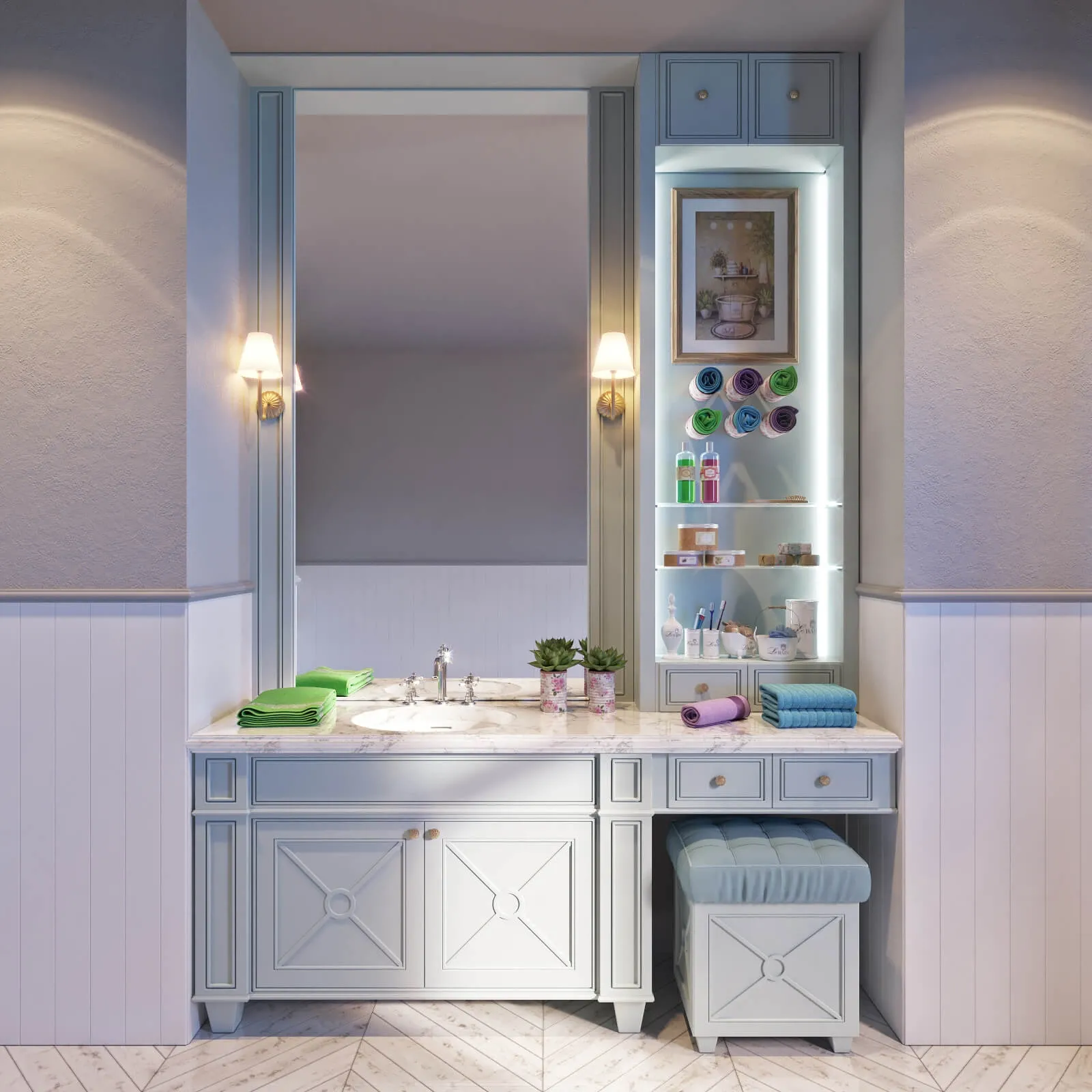 bathroom – Bathroom Decorative Set 6 3ds Max