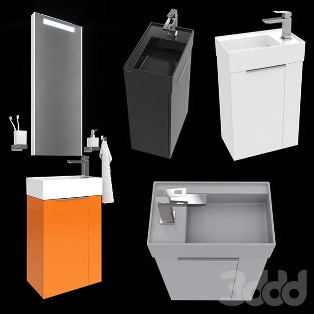 BATHROOM – BATHROOM FURNITURE – 3D MODELS – 3DS MAX – FREE DOWNLOAD – 2063