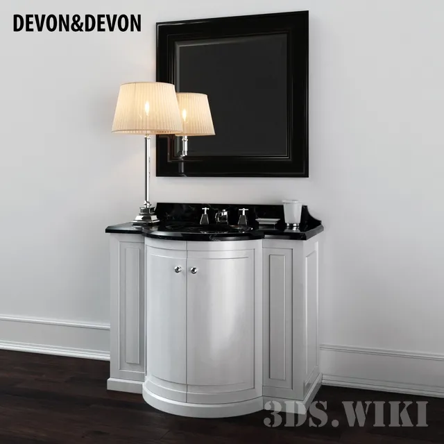 bathroom – Bathroom furniture Devon & Devon Clarence Nero Marquinha 3ds Max